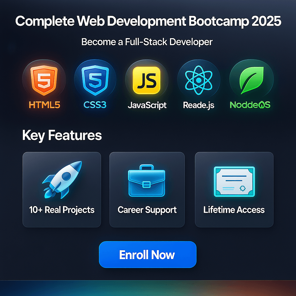 Complete Web Development Bootcamp 2025